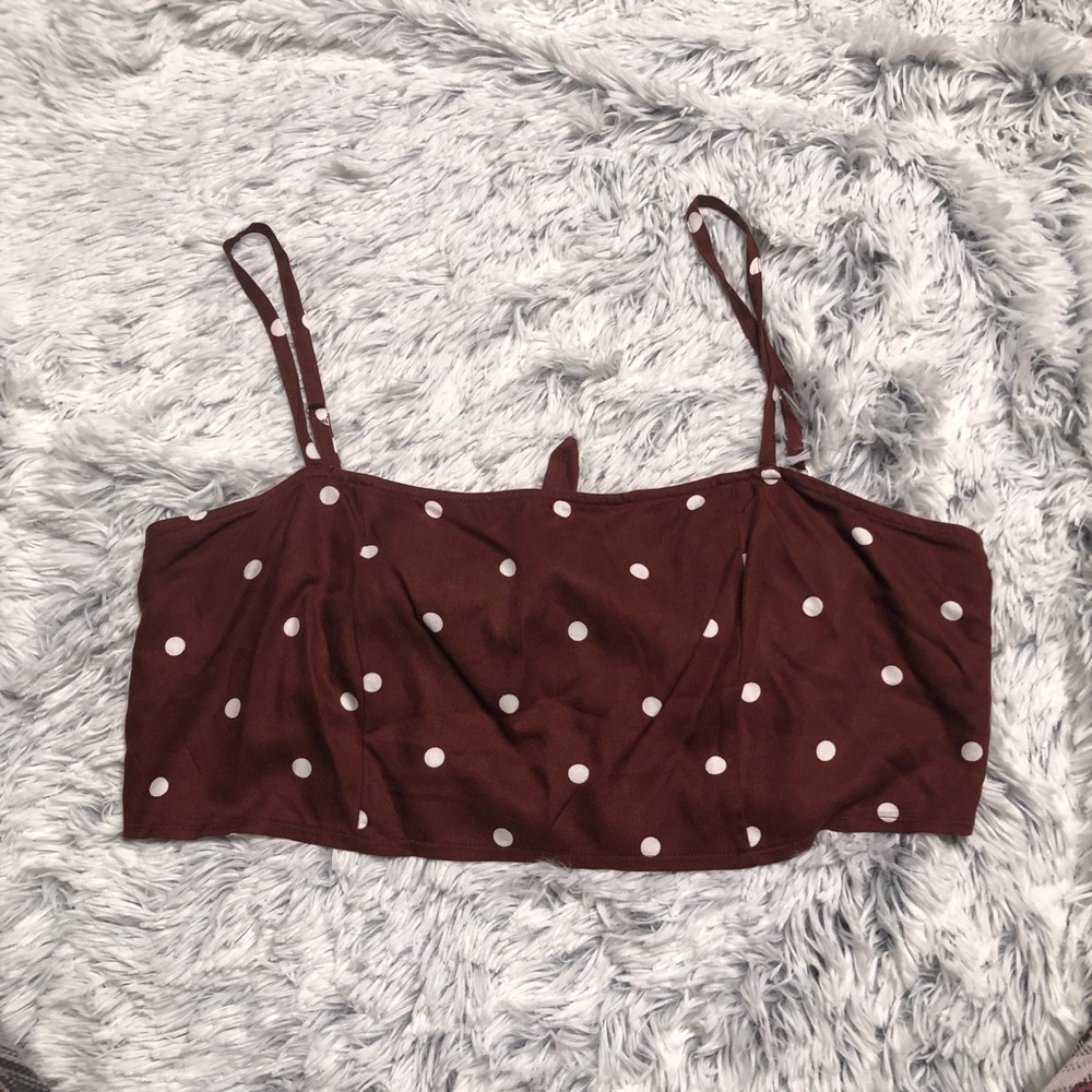 TOPSHOP Cropped Tank Top